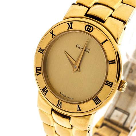 gold.gucci watch|Gucci gold watch sale.